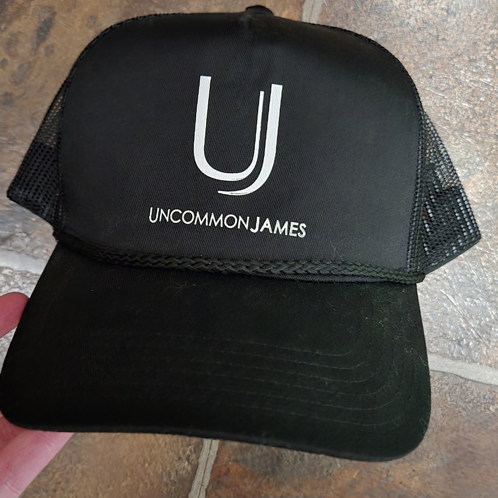 Uncommon James Black trucker hat